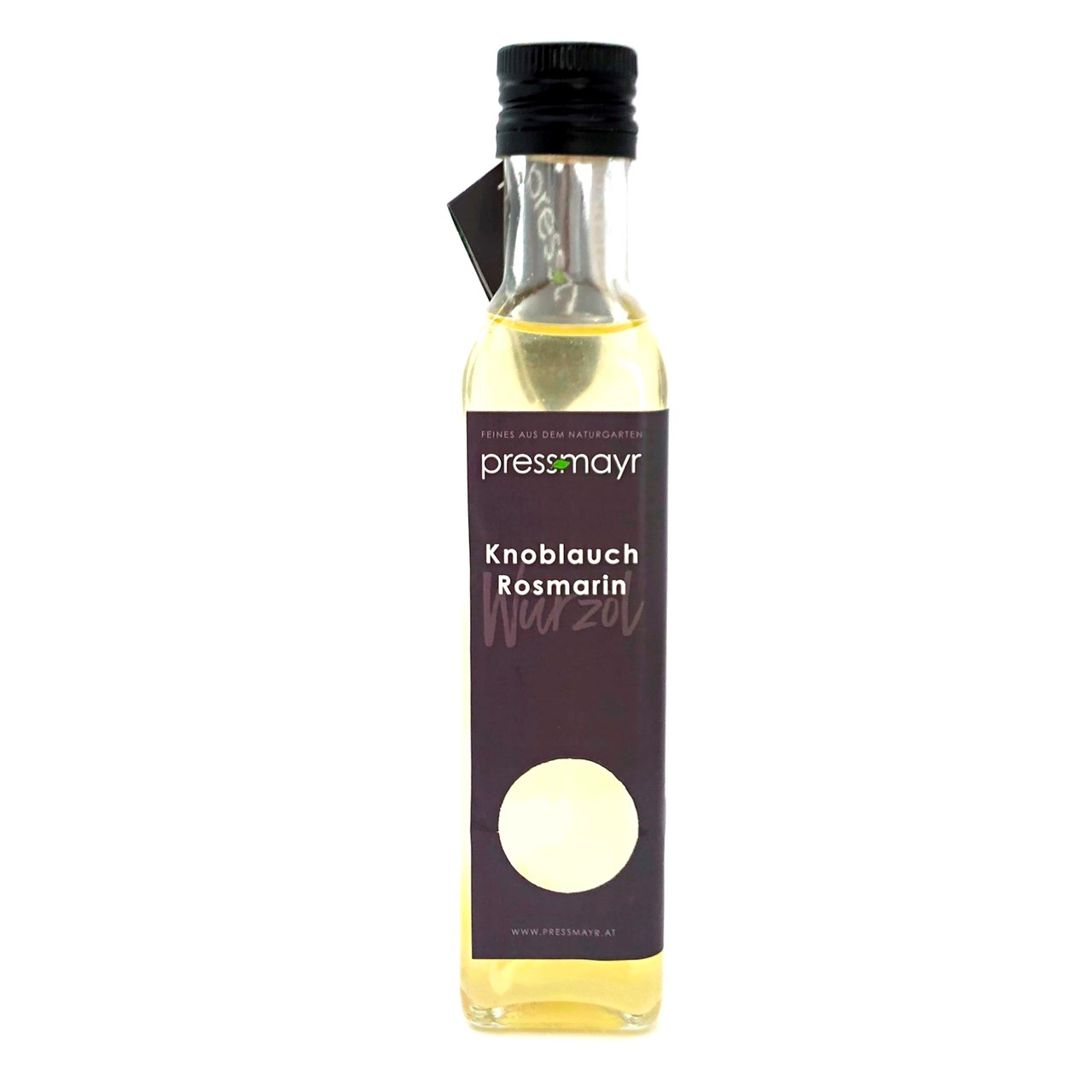 Pressmayr - Fam. Haselgruber Produkt-Beispiele Knoblauch-Rosmarin Öl