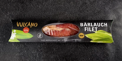 Händler - Fürstenfeld - Für den Frühling NEU im Onlineshop - das Bärlauchfilet. Ideal für Spargel, Jause und als Vorspeise. - Vulcano Fleisch, Wurst, Speck - und Schinkenmanufaktur