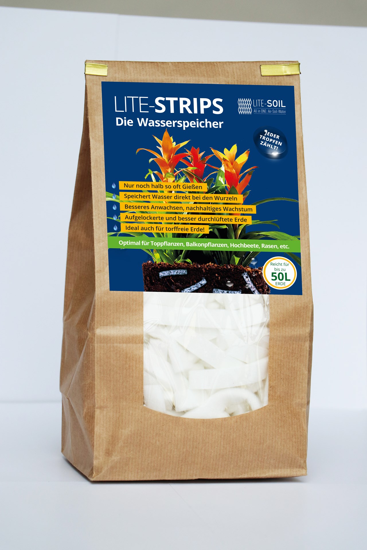 Lite-Soil Gmbh Produkt-Beispiele LITE-STRIPS Bio5 2,5 l