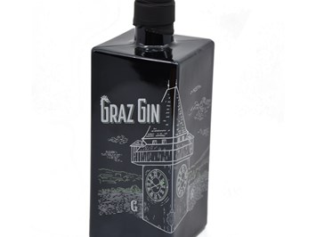 Dr. BOTTLE drink.dress.deko Produkt-Beispiele Graz Gin 42,1% Vol. 0,5l