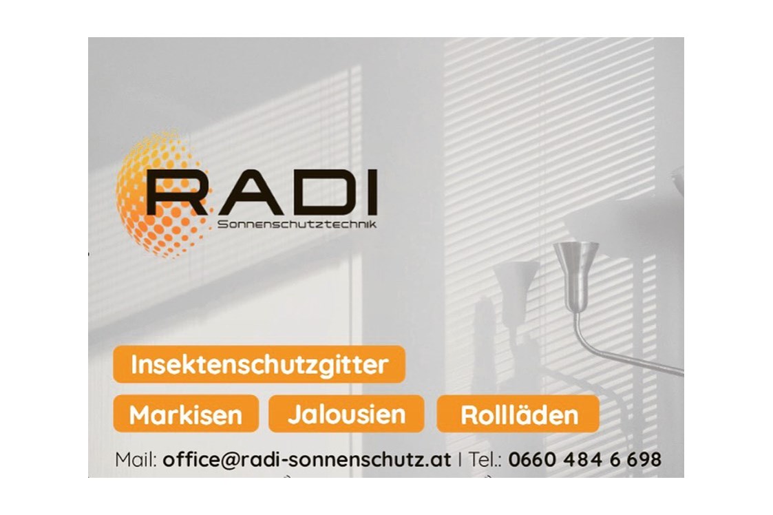 Betrieb: RADI Sonnenschutztechnik GmbH