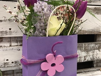Michaela Wurm - blumenbox Produkt-Beispiele Flowerbag
