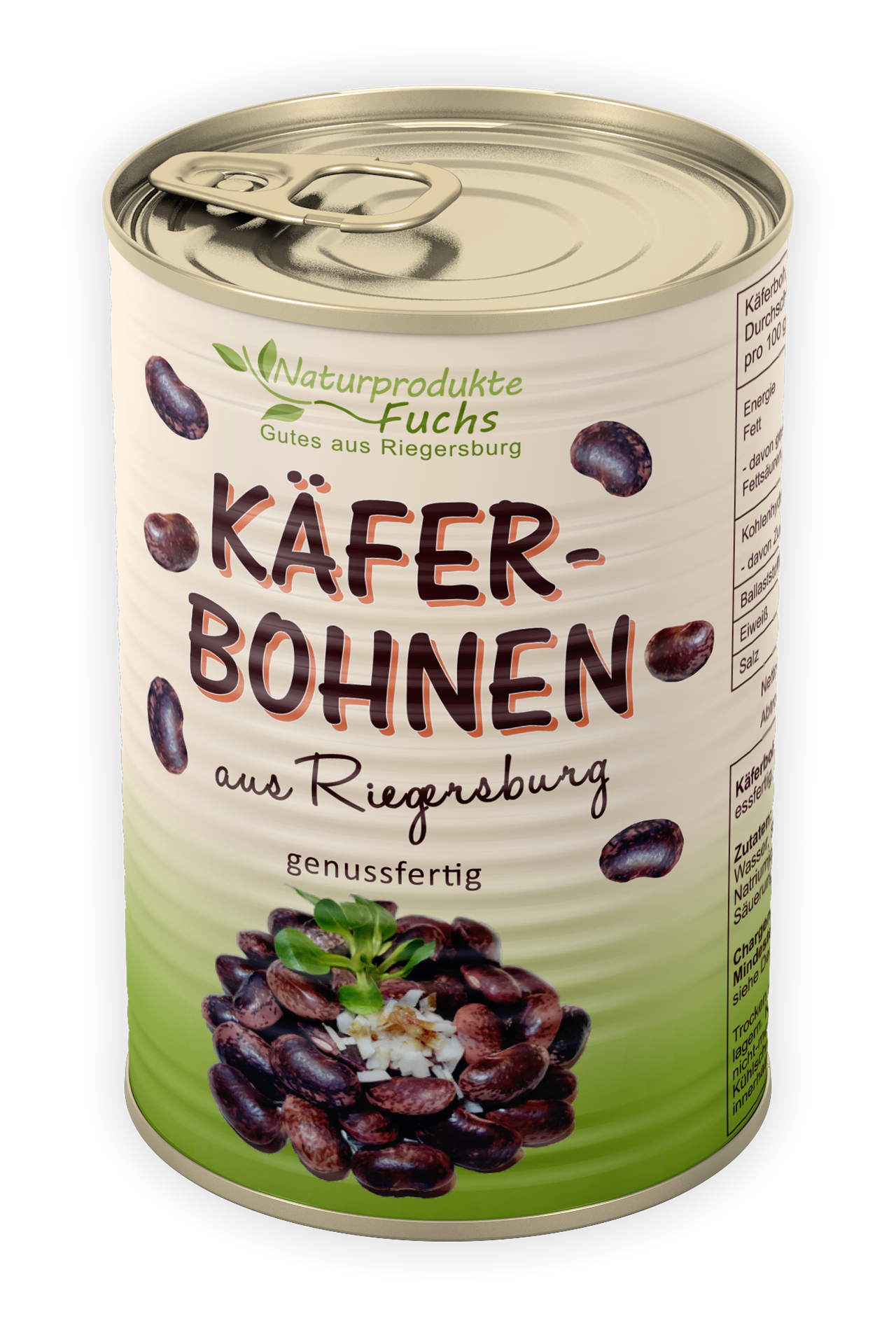 Naturprodukte Fuchs Produkt-Beispiele Käferbohnen