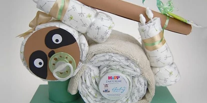 Händler - Bezirk Gmünd - Windeltorte Faultier - Babybär Kollektion