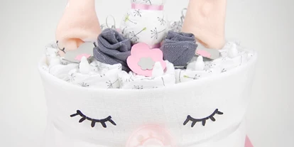 Händler - Bezirk Gmünd - Windeltorte Einhorn - Babybär Kollektion