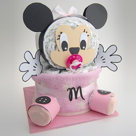 Unternehmen: Windeltorte Maus (Mädchen & Junge möglich) - Babybär Kollektion