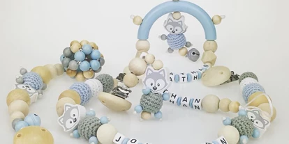Händler - Bezirk Gmünd - Diverse Fädelartikel für die Babys und Eltern - personalisiert bestellbar. - Babybär Kollektion