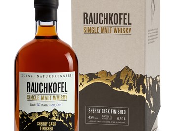 Kuenz Naturbrennerei GmbH Produkt-Beispiele Rauchkofel Whisky 