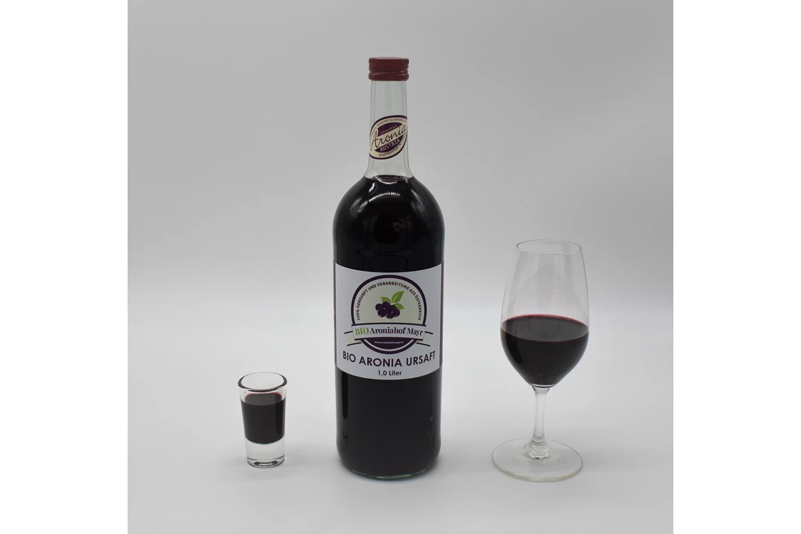 Unternehmen: BIO Aronia Ursaft 1,0 L - BIO Aroniahof Mayr