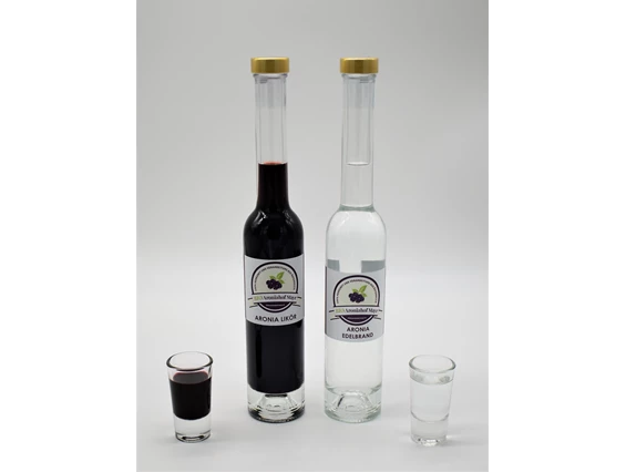 Unternehmen: BIO Aronia Likör 0,2 L und BIO Aronia Edelbrand 0,2 L - BIO Aroniahof Mayr