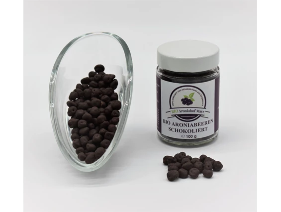 Unternehmen: BIO Aroniabeeren schokoliert Zotter 100 g - BIO Aroniahof Mayr