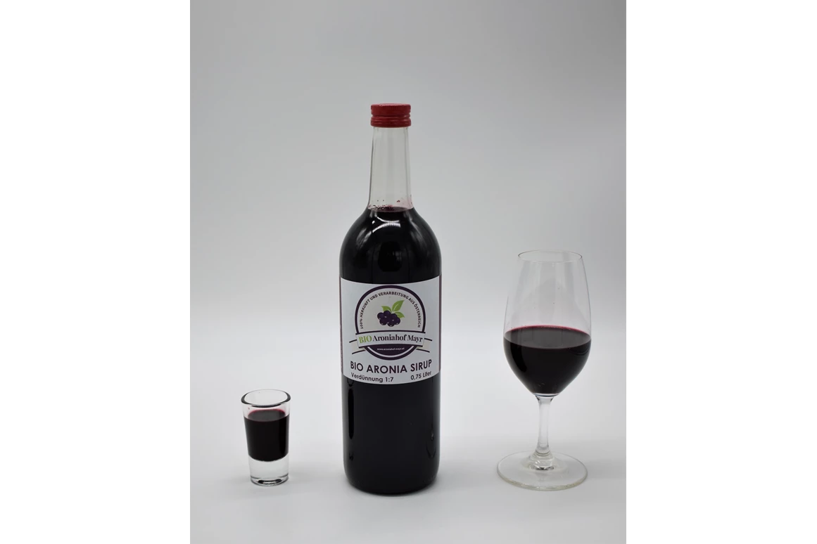 Unternehmen: BIO Aronia Sirup 0,75 L - BIO Aroniahof Mayr