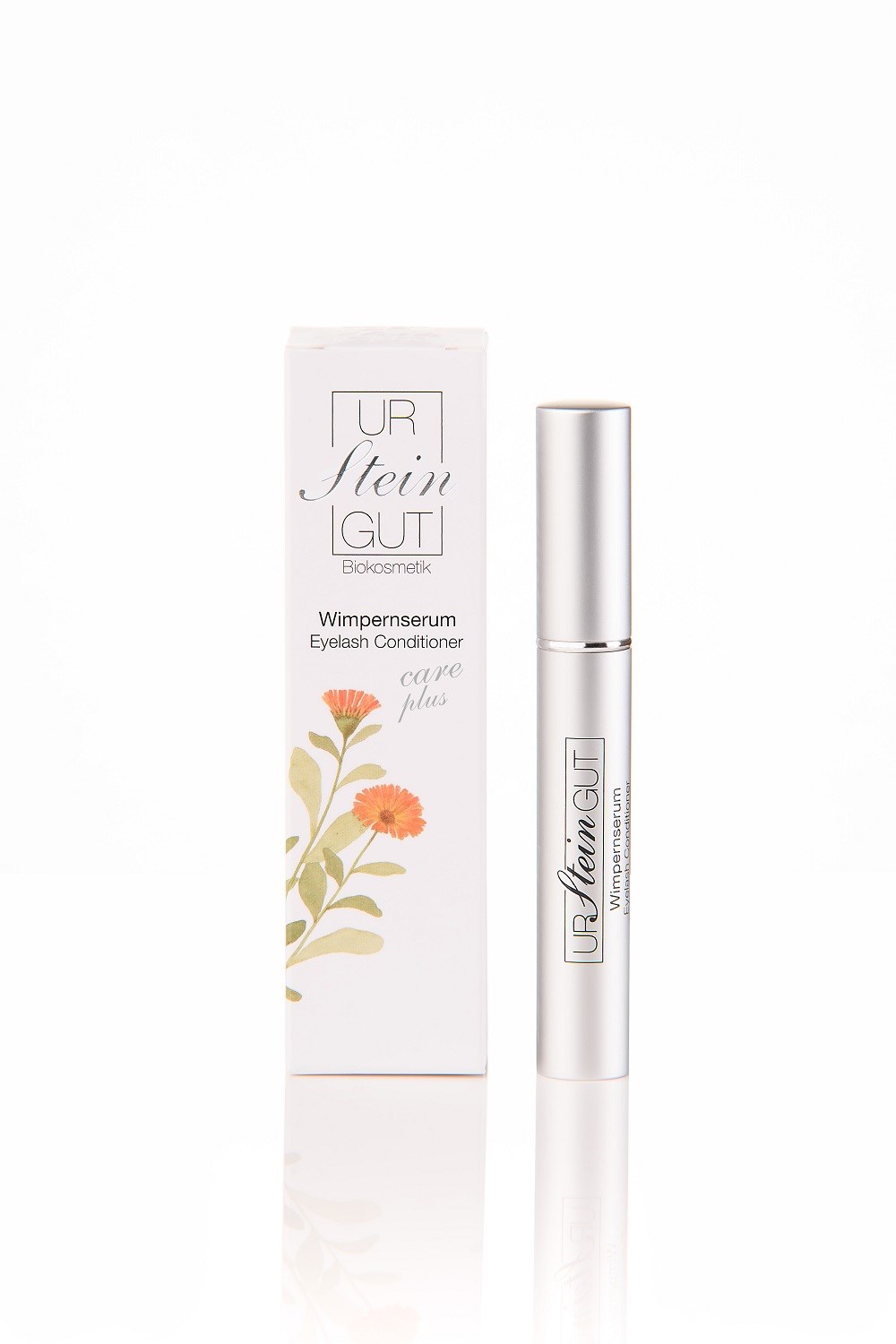 Ursteingut® Biokosmetik Produkt-Beispiele Ursteingut® Wimpernserums care plus 