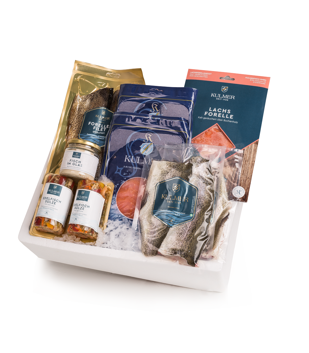 Kulmer Fisch Produkt-Beispiele Kulmer Fisch Box Standard