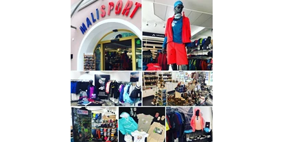 Händler - Bezirk Imst - MALISPORT OETZ
Dein Fachgeschäft mit großer Auswahl von Under Armour, 4F, Vaude, Devold, Dare 2b, Aku Shoes, Trezeta,  Regatta, Edelried, 2117, Avomarks, u.v.m – Sport- & Freizeitmode, sowie deine Anlaufstelle für Accessoires von Gamswild, Buff, Leki, Edelried, Alpina, EPM, u.v.m. wie Brillen, Handschuhe, Klettersteigsets,…
In unserem „Alpenladele“ in jedem MALISPORT findest Du Souvenirs, Geschenke, Mitbringsel, Zirbenprodukte & Spezialitäten aus dem Ötztal.
“FIRST CLASS SERVICE” steht bei uns an erster Stelle.
In der Wintersaison betreiben wir noch zusätzlich die Skischule MALI - Kinderskischule Oetz-Hochoetz und in der Sommersaison bieten wir Berg- & Wandertouren an, so wie sind wir der Ansprechpartner für Raftingtouren, Canyoningtouren, Biketouren und Tandemparagleiten im vorderen Oetztal. 
 
 - Malisport Oetz