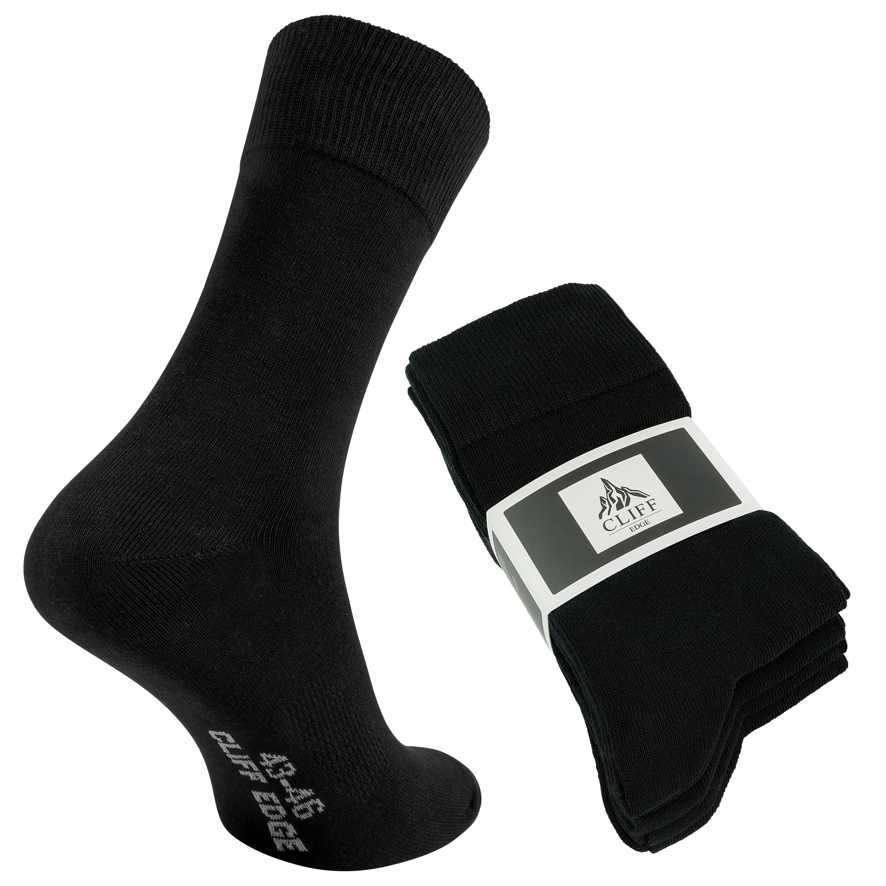 Cliff Edge - The Lifestyle Brand Produkt-Beispiele Cliff Edge - 10 Paar atmungsaktive PREMIUM Business-Socken Herrensocken