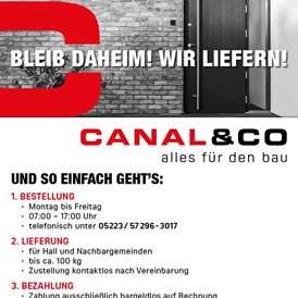 Unternehmen: Bauwaren Canal GmbH & Co.KG - Hall