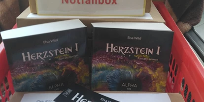 Händler - überwiegend Fairtrade Produkte - Riedlham - Notfallbox gegen CoronaVirus Langeweile - Elsa Wild Herzstein-Saga 