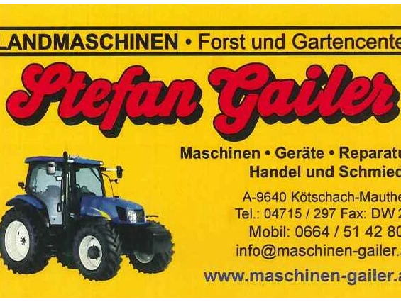 Unternehmen: Landmaschinen, Forst und Gartencenter - Stefan Gailer