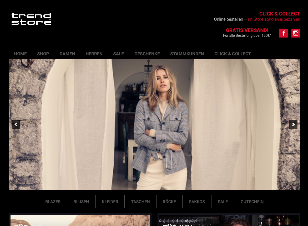 Händler - Kärnten - Online Shop - Trend Store Hönlein KG