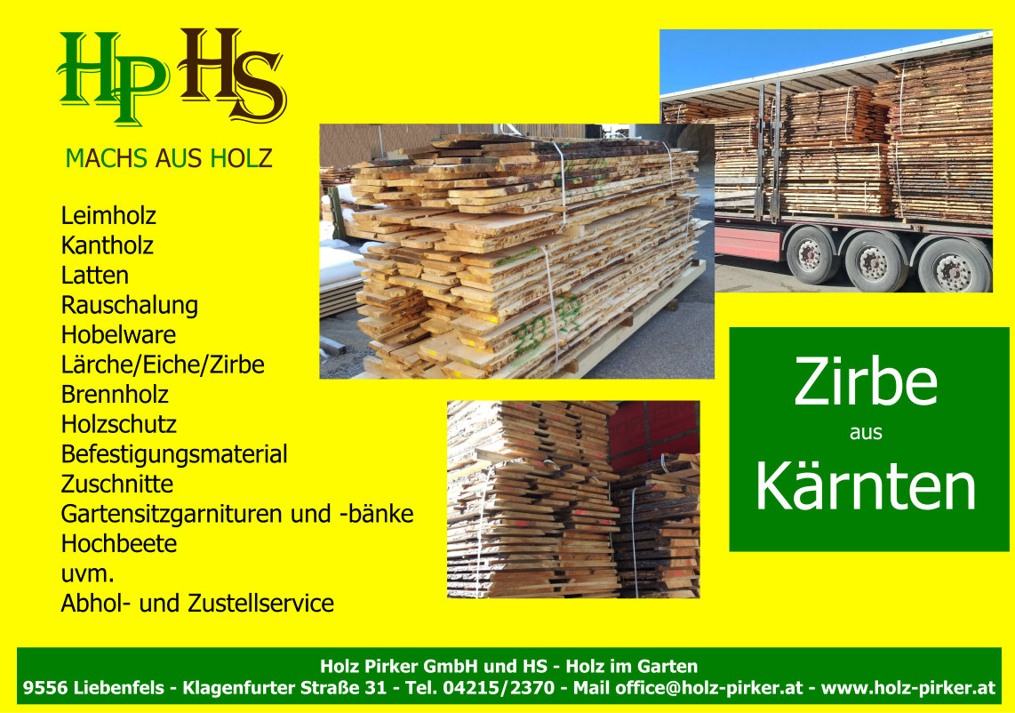 Händler - Kärnten - Holz Pirker GmbH