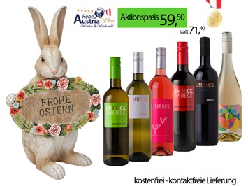 Rebe-Austria * Weinbar * Weinhandel * Schmankerln * regionale Produkte Produkt-Beispiele 6er Weinverkostung * Österreicher