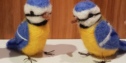 Händler - Klagenfurt - gefilzte Blaumeise - Filz & Kraut