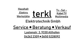 Unternehmen: Terkl Elektrotechnik GmbH