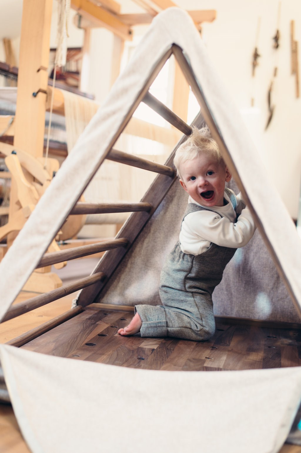 Marlinu ... spielend wachsen Produkt-Beispiele Kletterdreieck 'Steigi'
