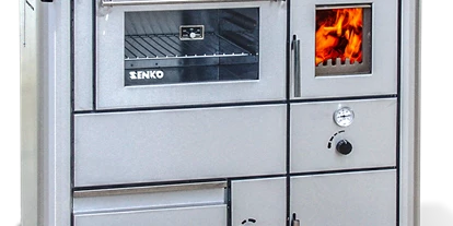 Händler - Klagenfurt - Etagenherde 25 und 35 kW, Edelstahl oder drei Farben (bordeaux, anthrazit oder chremeiss) Anschluß rechts, links oder oben, mit oder ohne Backrohr, Ceranfeld optional - Ekoflam