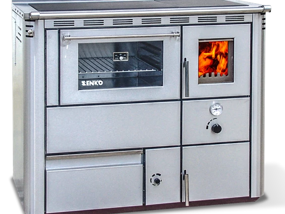 Unternehmen: Etagenherde 25 und 35 kW, Edelstahl oder drei Farben (bordeaux, anthrazit oder chremeiss) Anschluß rechts, links oder oben, mit oder ohne Backrohr, Ceranfeld optional - Ekoflam