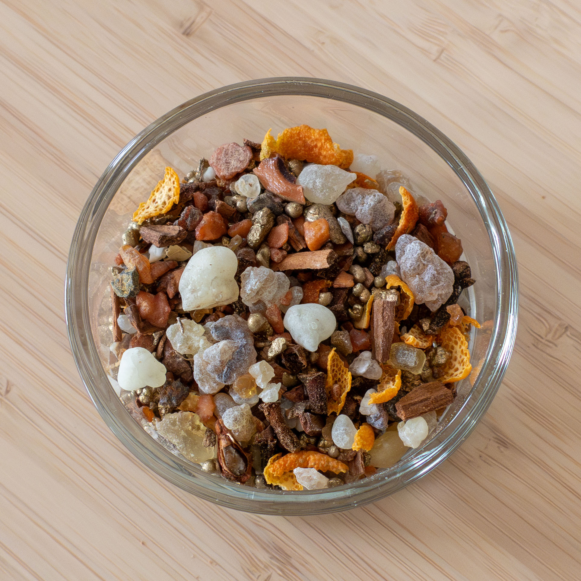 Energie-Werkstatt Produkt-Beispiele Weihnachtsfrieden Räuchermischung