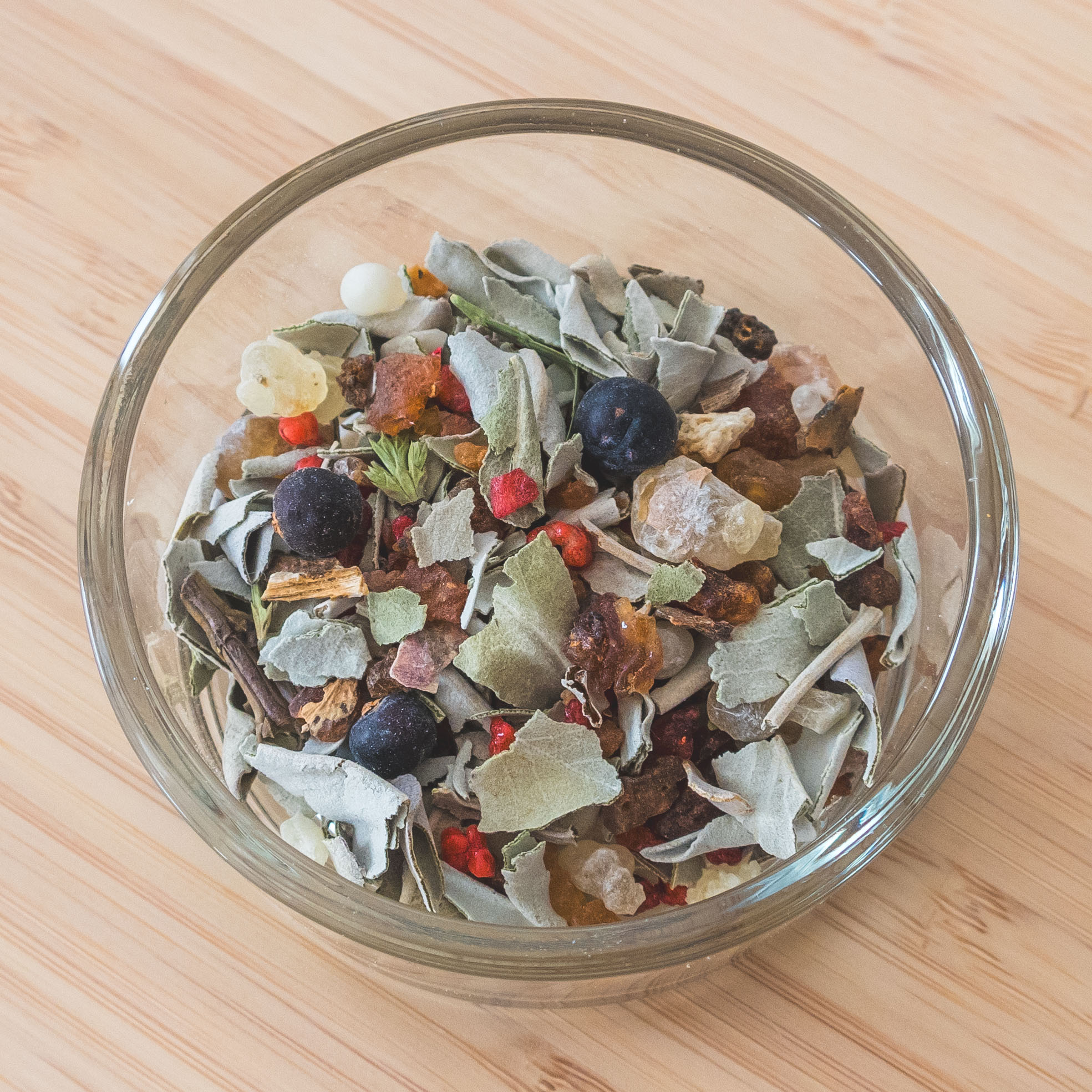 Energie-Werkstatt Produkt-Beispiele Reinigung & Klärung Räuchermischung