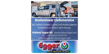 Händler - Produkt-Kategorie: Haus und Garten - PLZ 9961 (Österreich) - Malerei Egger 