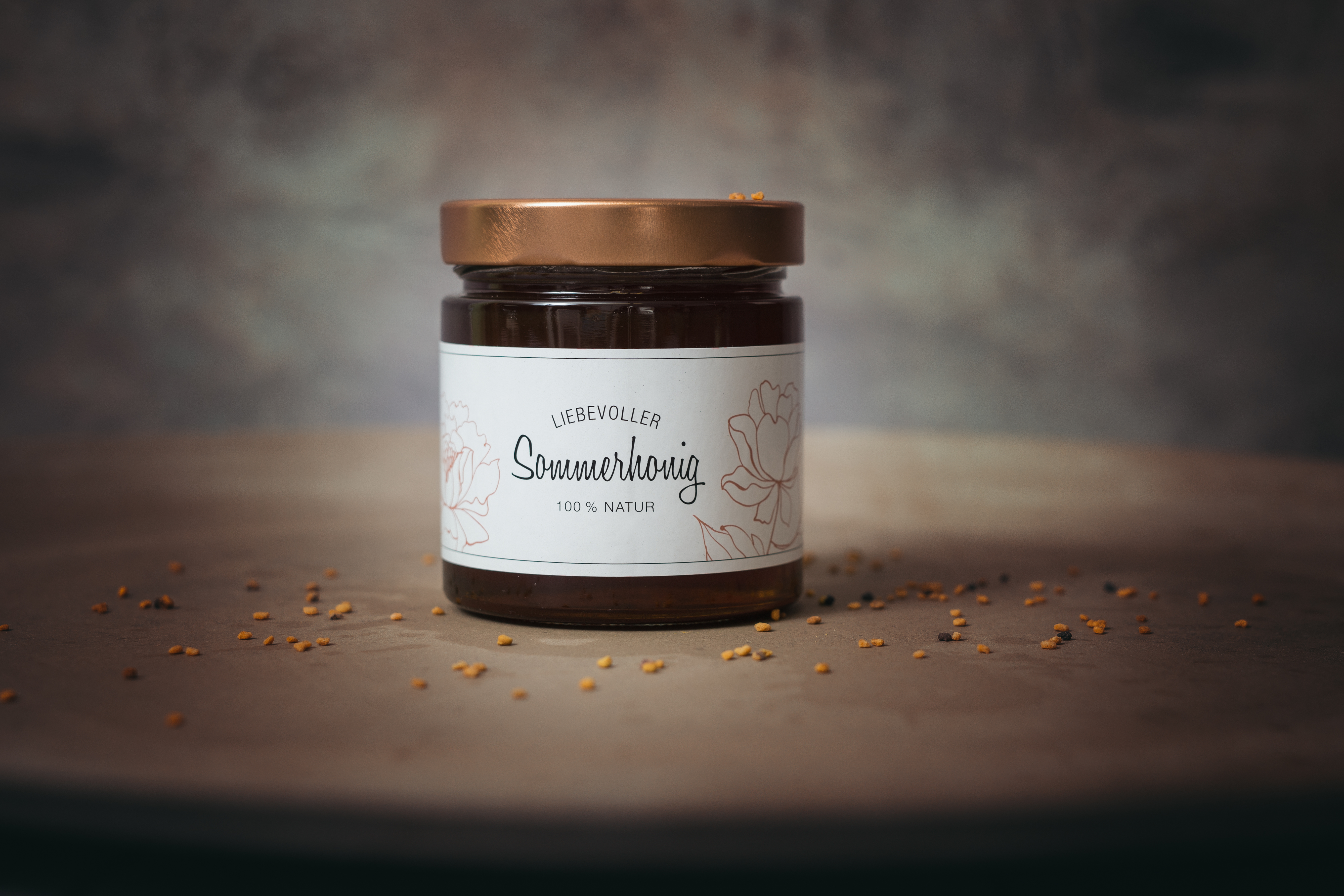 Honigatelier Vallant-Friesacher Produkt-Beispiele Liebvoller Sommerhonig 410 g