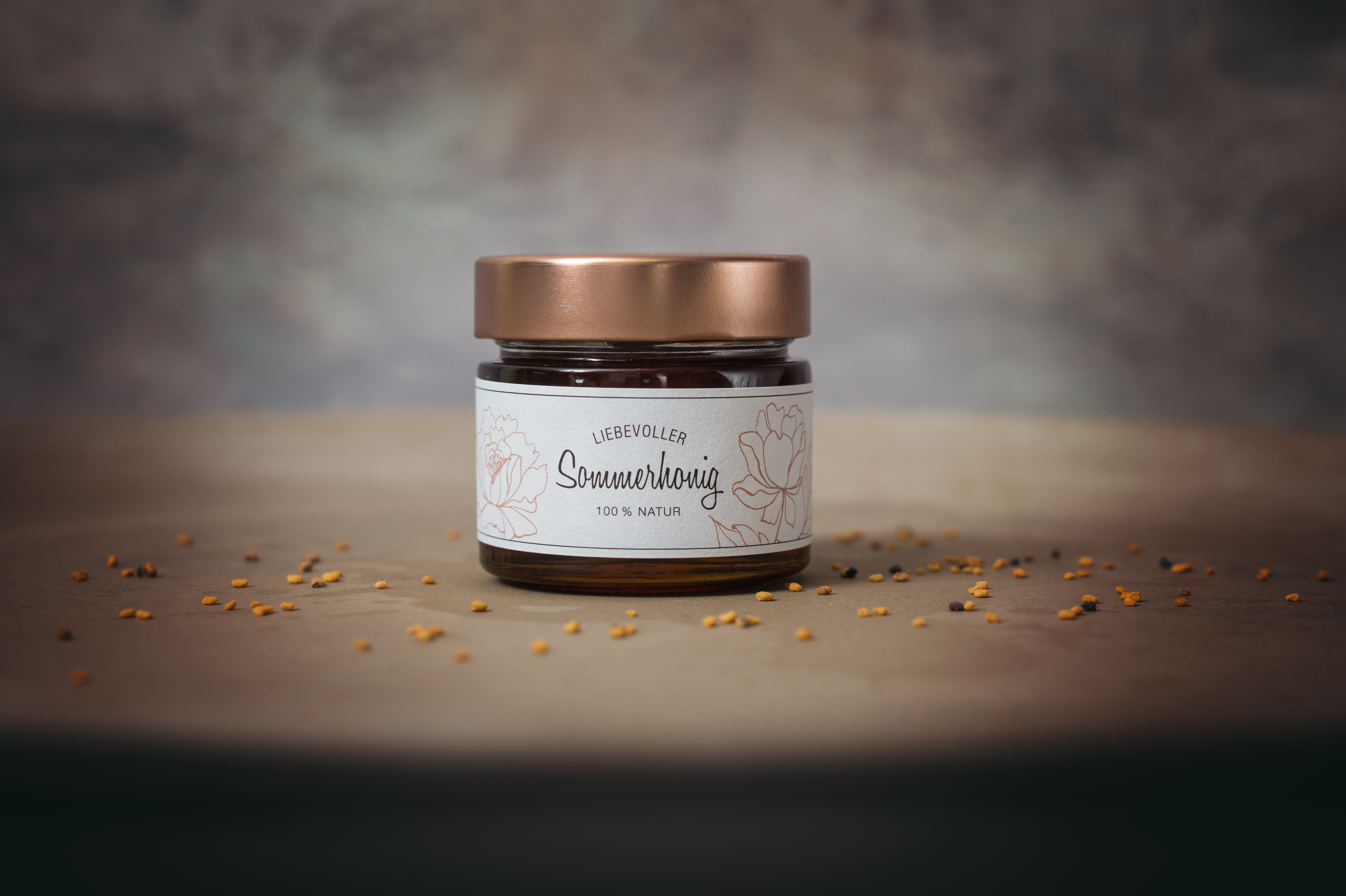 Honigatelier Vallant-Friesacher Produkt-Beispiele Liebevoller Sommerhonig 210 g