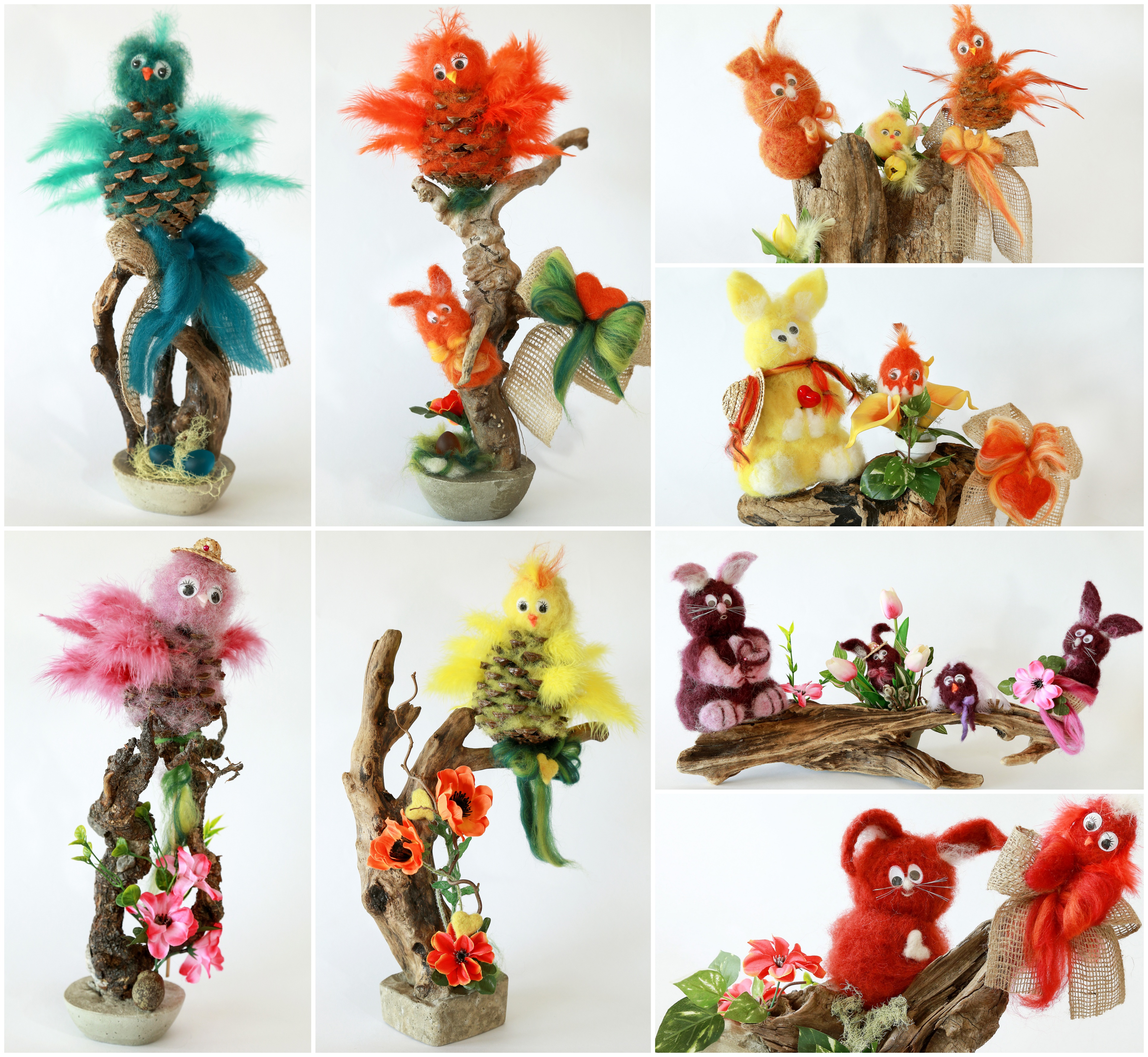 Händler - Bezirk Klagenfurt - Getecke mit Schwemmholz im Betonsockel - NaturKunstShop