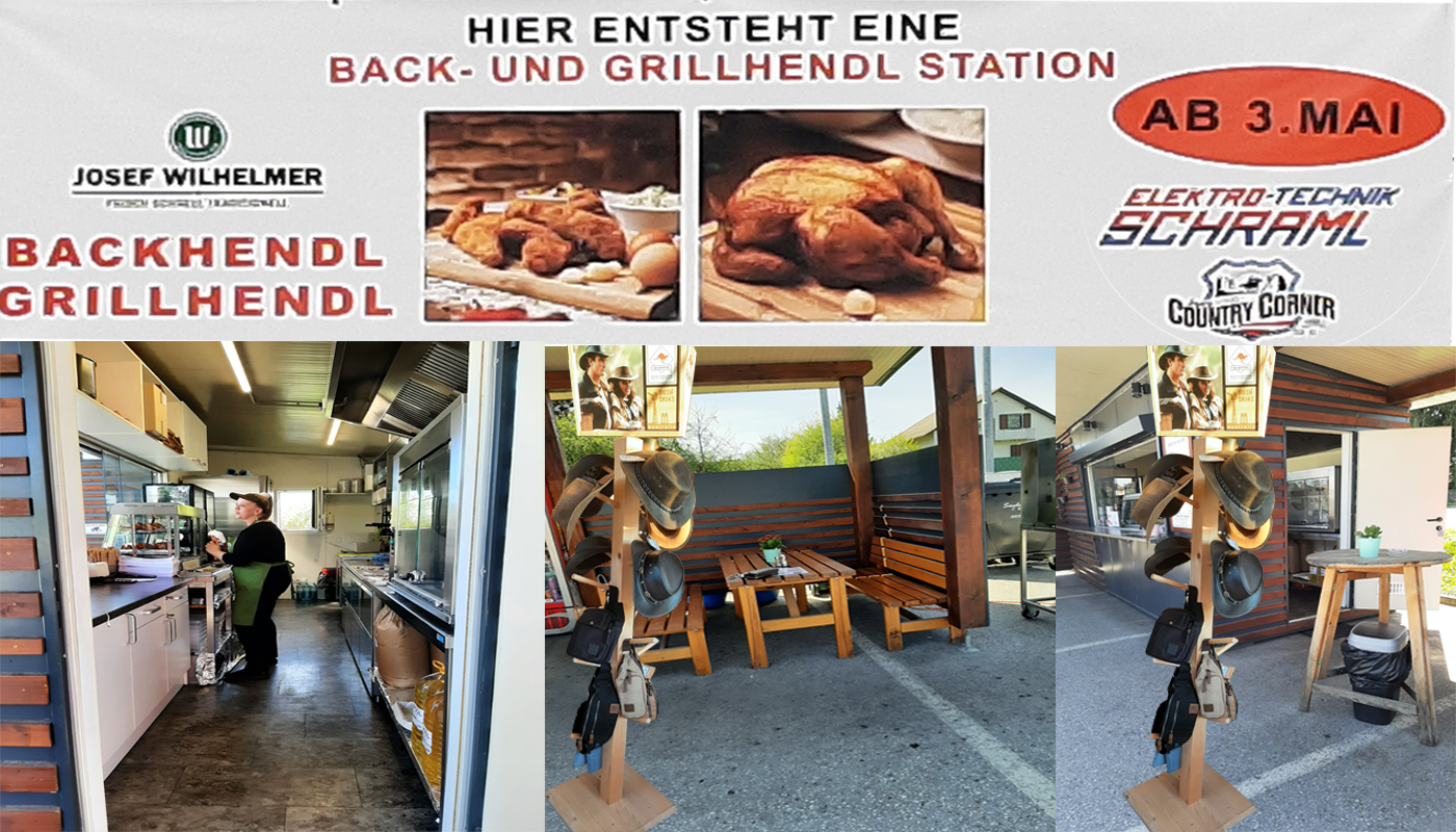 Artikel: JOC'S COUNTRY CORNER FASHION & WILLHELMER'S BACK & GRILLHENDELSTAND


!!! Neueröffnung !!!

Neben Joc’s Country Corner finden Sie ab 3.Mai 
"Willhelmer‘s Back und Grillhendlstand"

Ob Cowboys - Cowgirls -Outdoor - Trucker - Biker - Rockabilly Fans, alle sind hier willkommen.

Nach dem Einkauf, geschwind ein Gang zu Willhelmer’s Grillhendlstand. 

Eröffnungsangebot: vom 03.05. - 25.05.2024 

1+1 Grllhenderl (1 ganzes Grillhenderl zum Preis von einem 1/2!)

#Neueröffnung



 - IHR ONLINESHOP FÜR WESTERN & COUNTRY| OUTDOOR OUTFIT | ROCKABILLY MODE   NEU! SCIPPIS - AUSTRALIEN FASHION