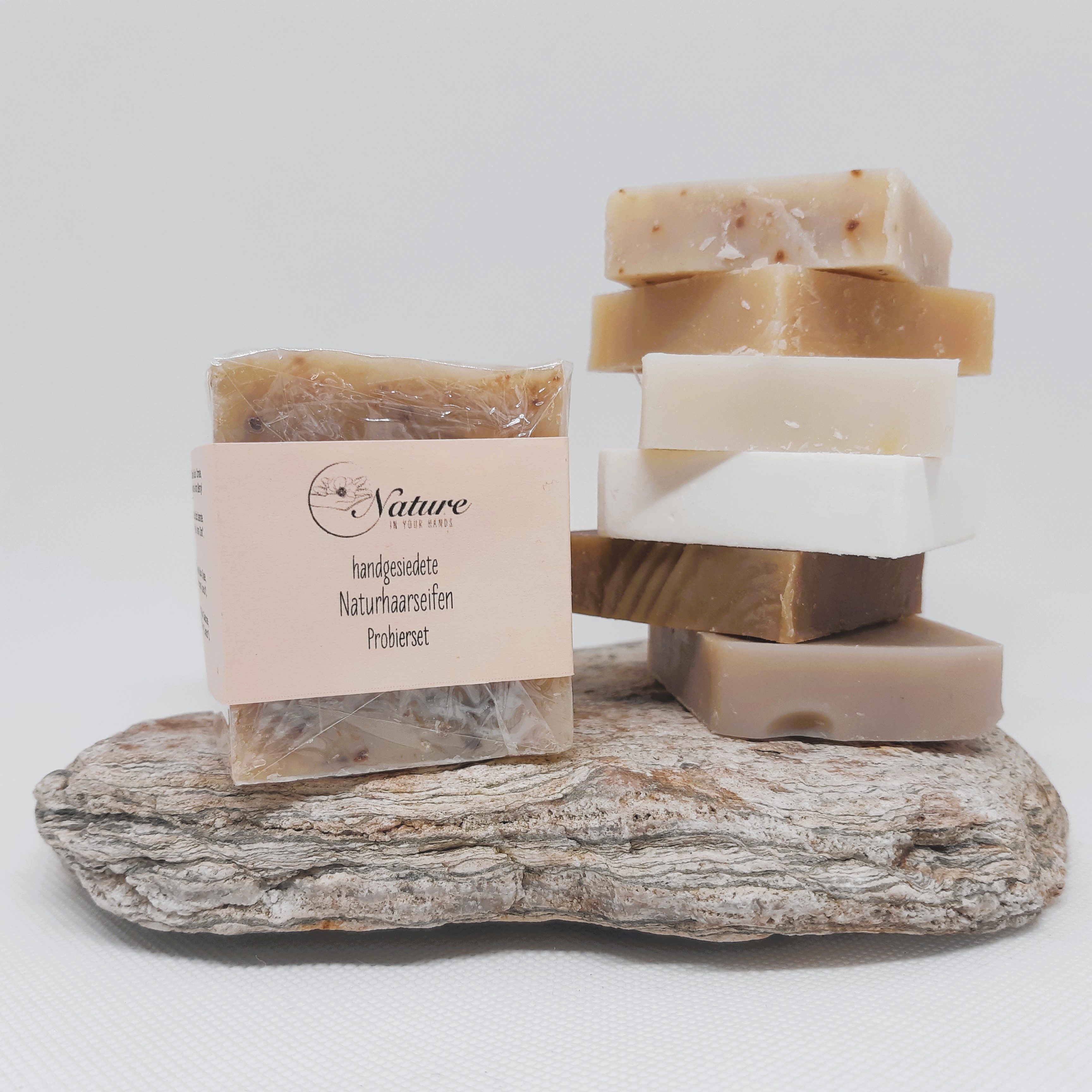 Händler - Österreich - Haarseifen Probierset - nature in your hands Haarseifen Probierset 6 Sorten