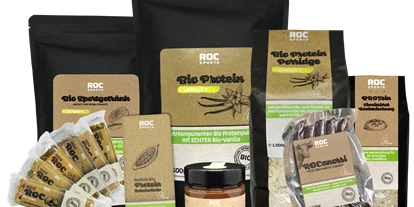 Händler - überwiegend regionale Produkte - Traunviertel - Bio-Proteine in unterschiedlichen Geschmacksrichtungen, Protein-Brot, Protein-Porridge und vieles mehr. - RoC-Sports e.U.