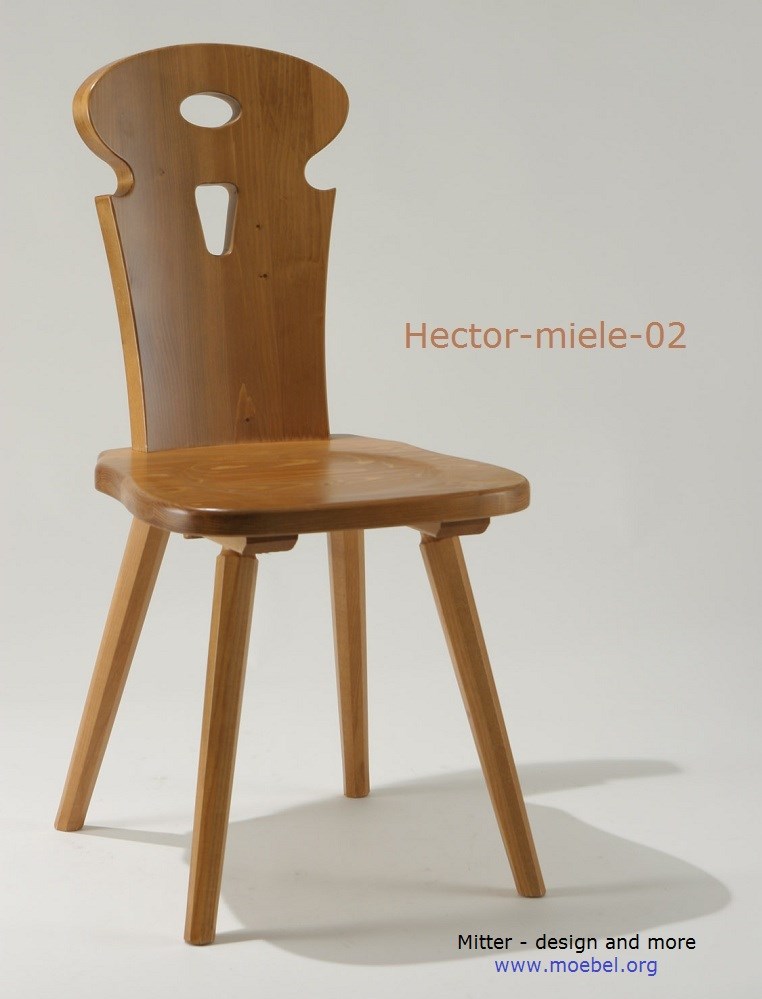 Mitter - design and more Produkt-Beispiele Sessel / Barhocker Holz