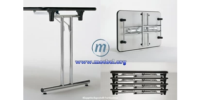 Händler - PLZ 4070 (Österreich) - Klapptische stapelbar (indoor), Gestell verchromt oder lackiert, Platten in allen Varianten und Größen
https://www.moebel.org/Klapptisch-Klapptische.htm
 - Mitter - design and more