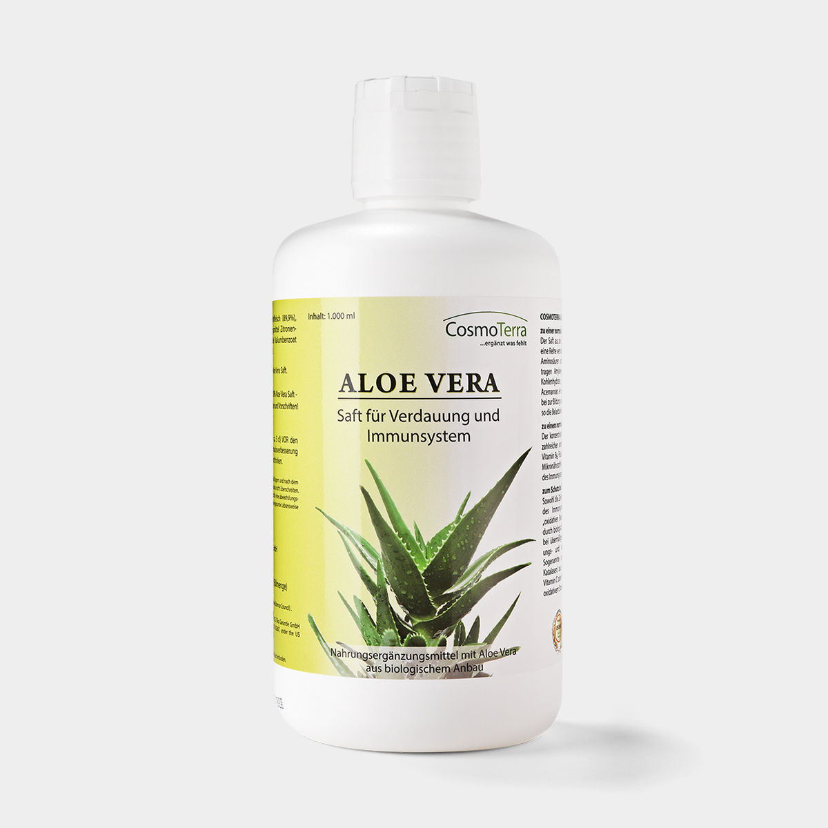 Cosmoterra Ernährungsberatung - Sabine Steinwender Produkt-Beispiele Aloe Vera Saft