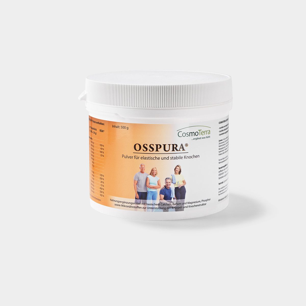 Cosmoterra Ernährungsberatung - Sabine Steinwender Produkt-Beispiele Osspura 