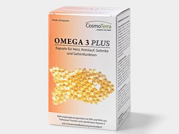 Cosmoterra Ernährungsberatung - Sabine Steinwender Produkt-Beispiele Omega 3 Plus