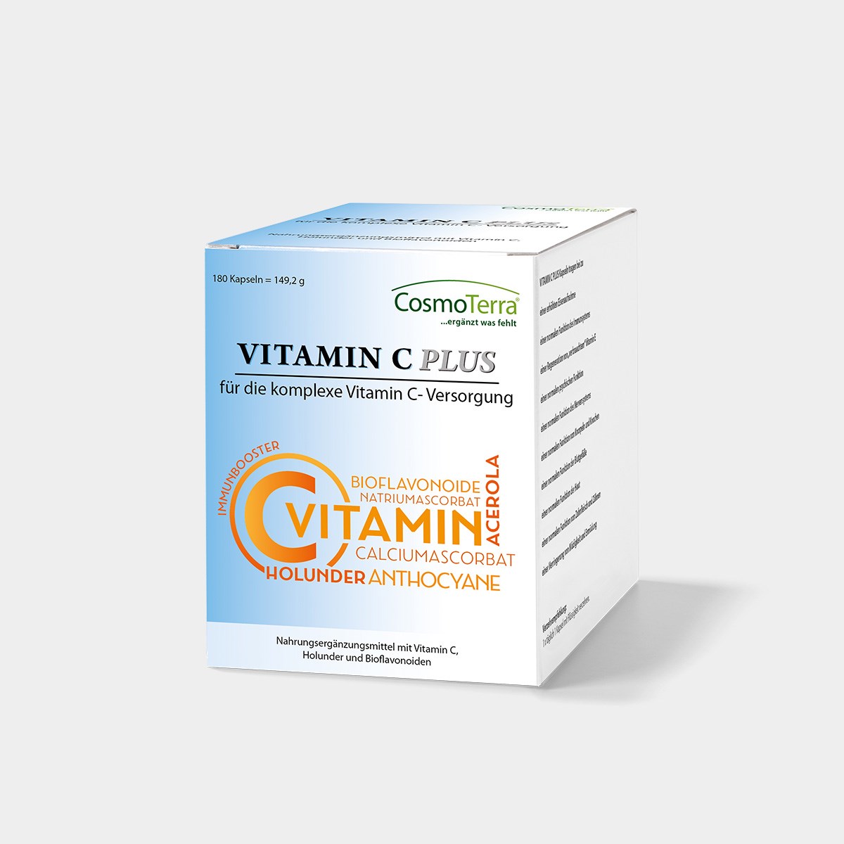 Cosmoterra Ernährungsberatung - Sabine Steinwender Produkt-Beispiele Vitamin C Plus