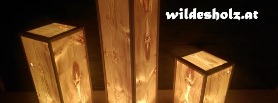 Unternehmen: Zirbenlampen - wildesholz