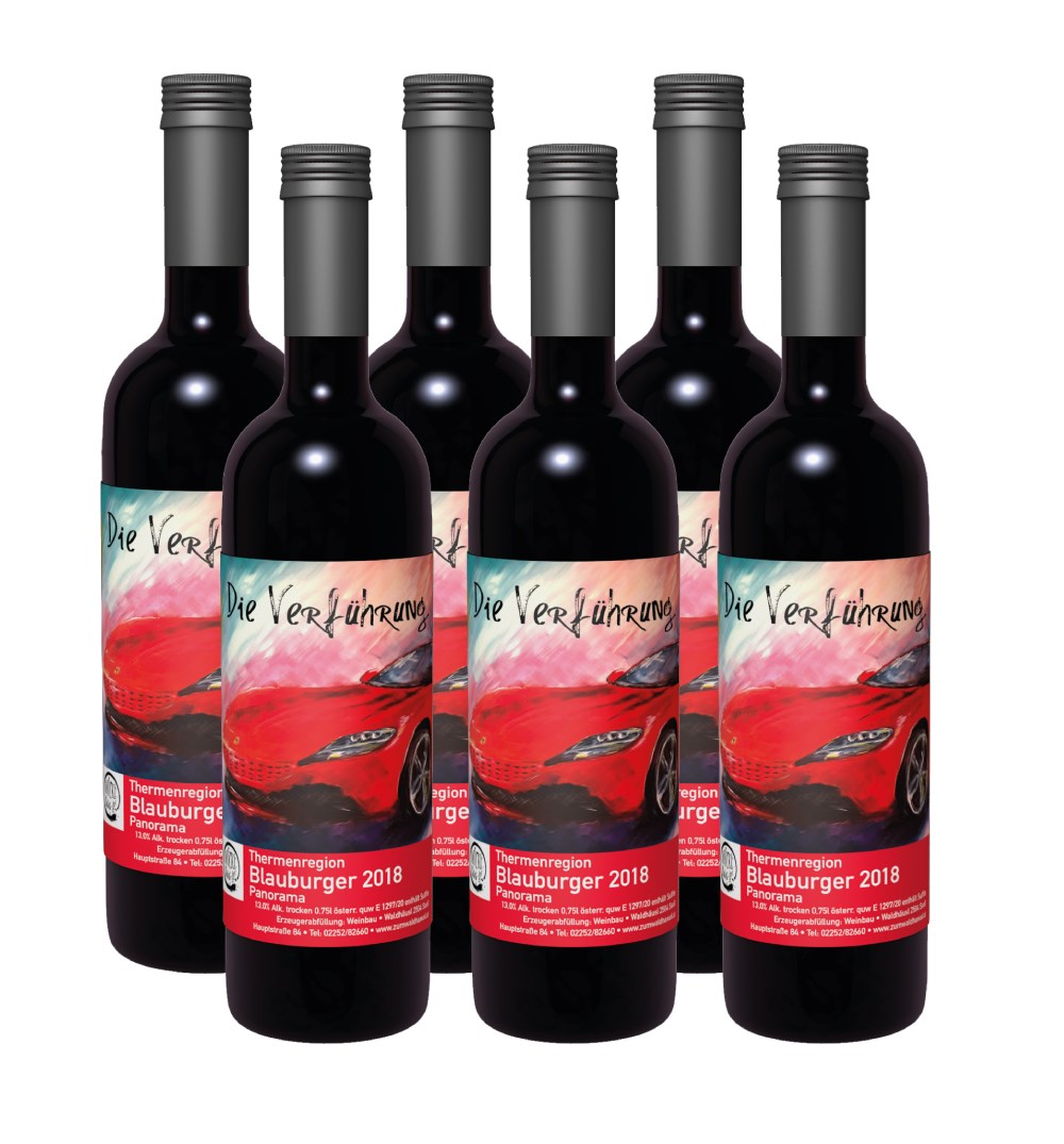 Weinbau Waldhäusl Sooß Produkt-Beispiele Die Verführung