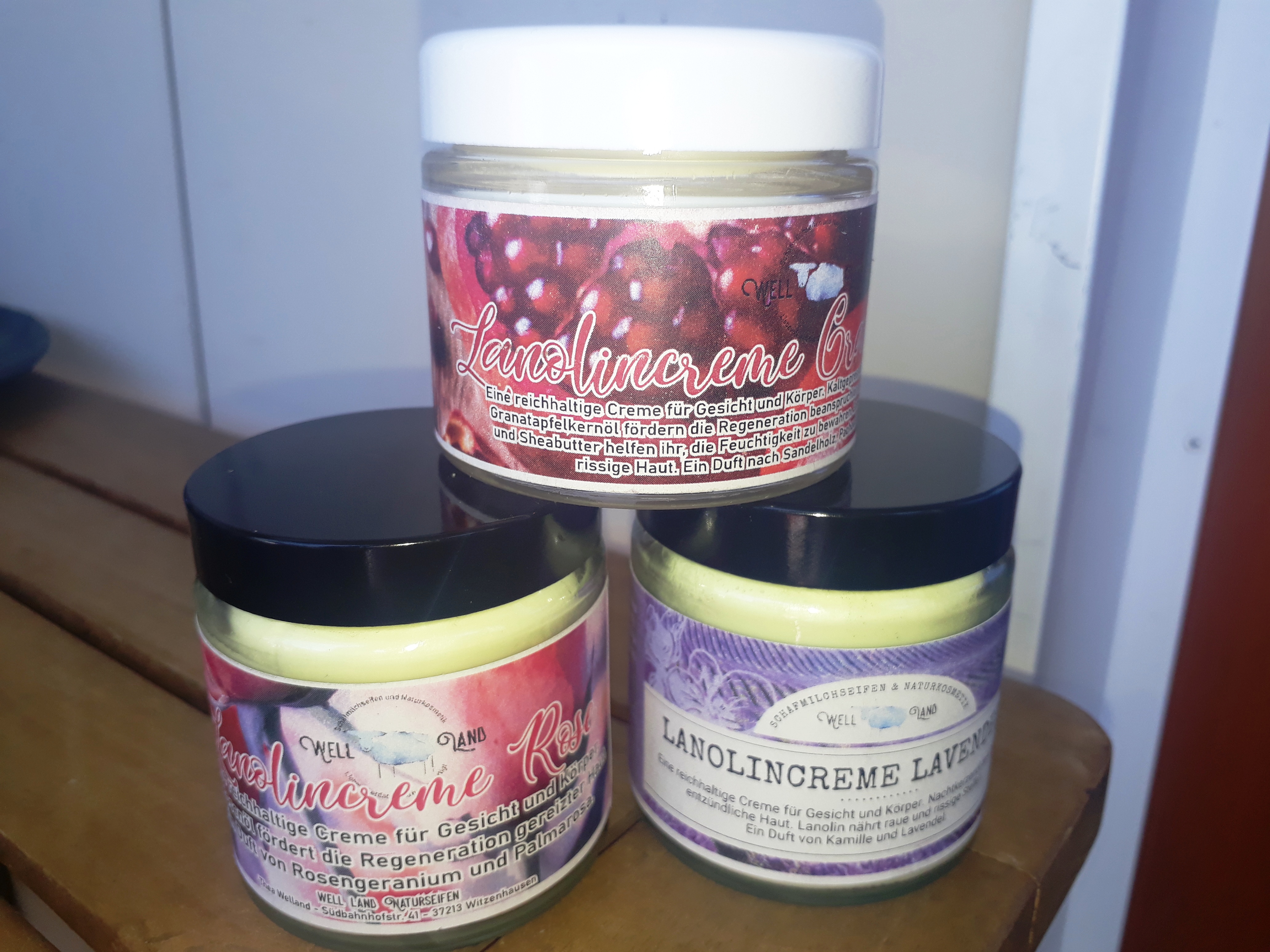 SyRa RAUM für ganzheitliches Wohlbefinden Produkt-Beispiele Lanolinpflege