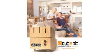 Händler - PLZ 5161 (Österreich) - CUBEOLO - BALANCEWÜRFEL aus Zirbenholz - ODT Vertriebs GmbH